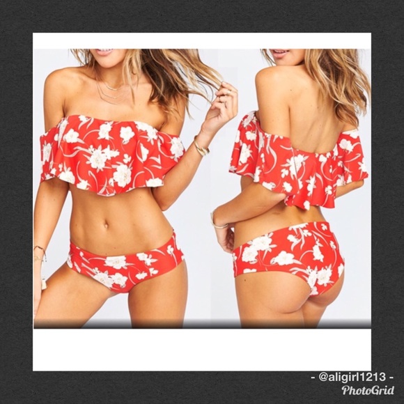 Other - 3X - HP  LAST 1 - Floral Ruffle Bikini